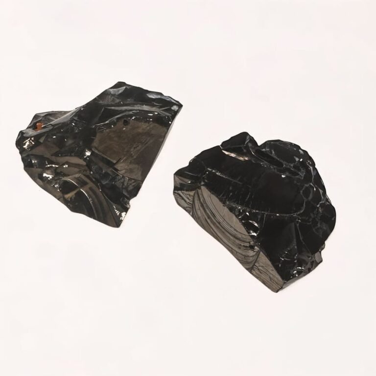 Obsidiana Negra en Bruto – Protección, Corte Energético y Claridad Interior