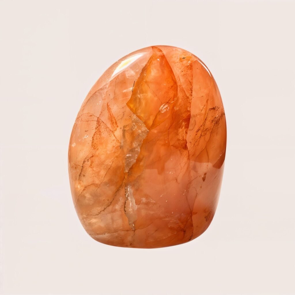 Calcita Naranja Pulida / Vitalidad, Creatividad y Energía Solar