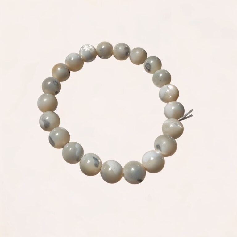 Pulsera de Jaspe Marfil / Calma y Claridad
