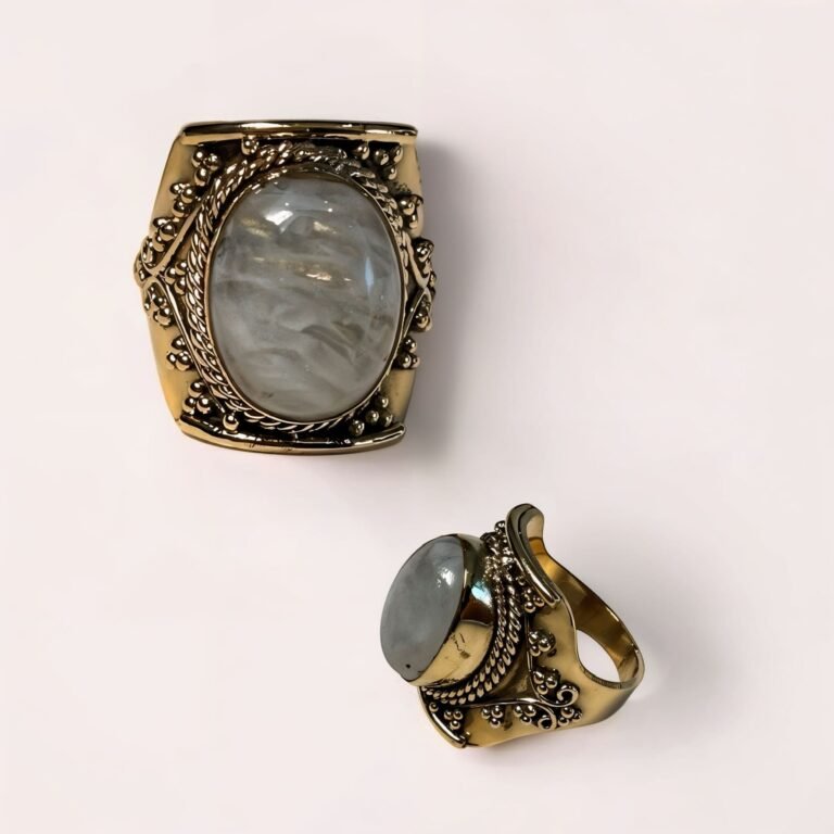 Anillo Piedra Luna / Intuición y Poder Interior