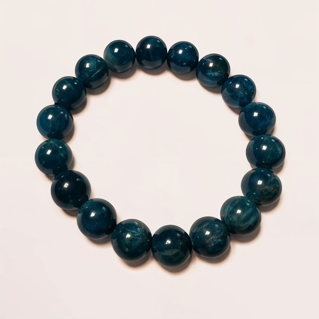 Pulsera de Apatita Azul / Visión, Claridad y Comunicación