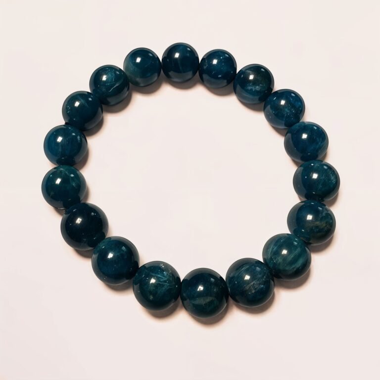Pulsera de Apatita Azul / Visión, Claridad y Comunicación