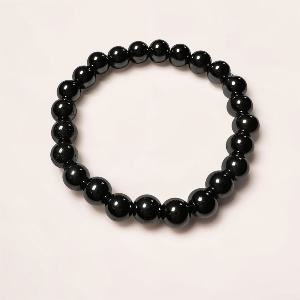 Pulsera de Obsidiana Negra / Protección, Fuerza y Raíz