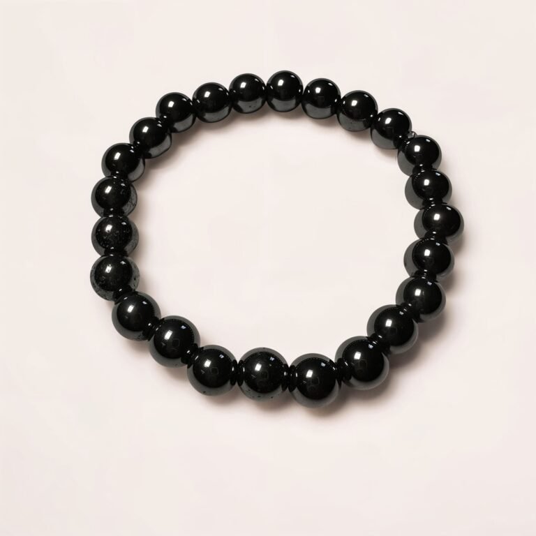 Pulsera de Obsidiana Negra / Protección, Fuerza y Raíz