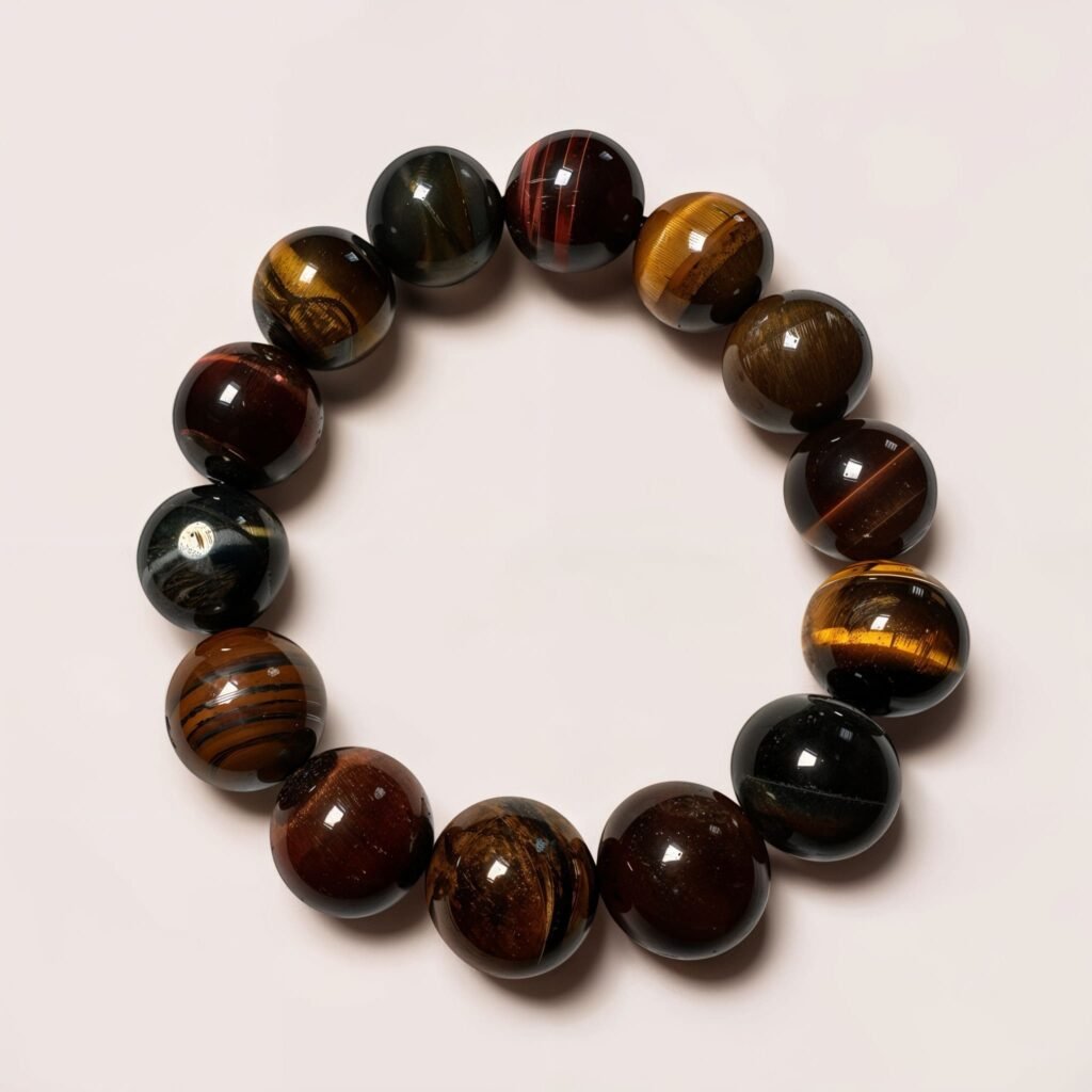 Pulsera de Ojo de Tigre / Protección, Enfoque y Poder