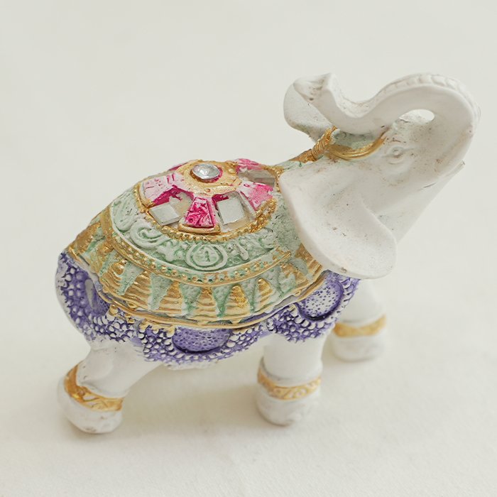 Elefante Decorativo Espiritual – Blanco