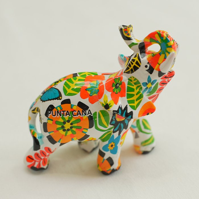 Elefante Decorativo Flores Espiritual